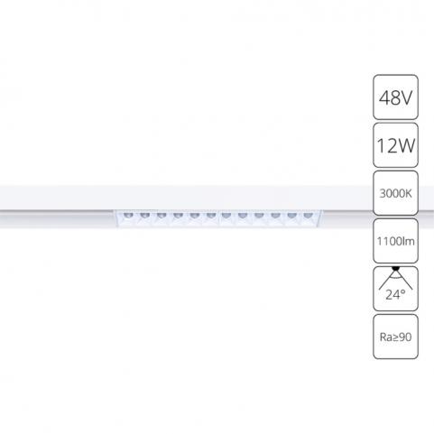Магнитный трековый светильник Arte Lamp Linea 3000К A4674PL-1WH