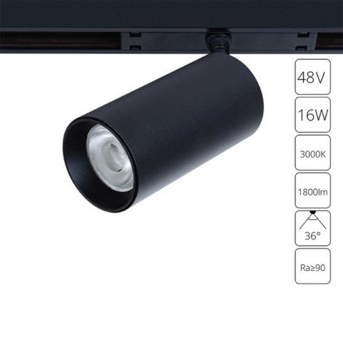 Магнитный трековый светильник Arte Lamp Optima 3000К A7282PL-1BK