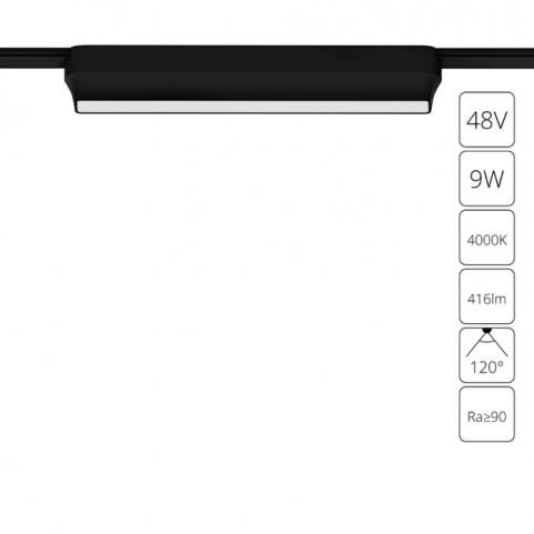 Магнитный трековый светильник Arte Lamp Rapid 4000К A6153PL-1BK