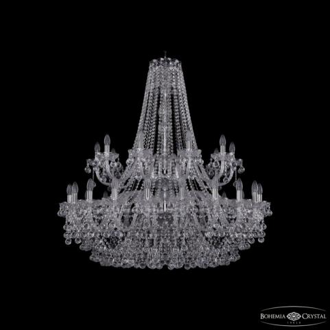 Люстра Bohemia Ivele Crystal  1409/20+10/400/2d Ni