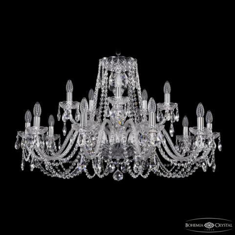Люстра Bohemia Ivele Crystal  1402/10+5/360 Ni