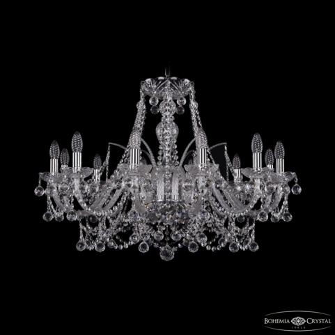 Люстра Bohemia Ivele Crystal  1411/12/300 Ni Balls