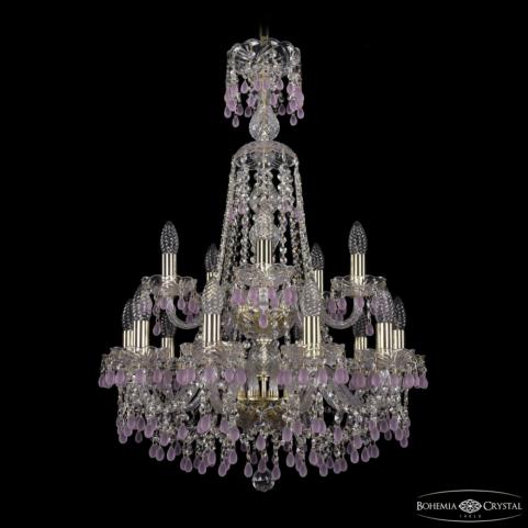 Люстра Bohemia Ivele Crystal  1410/10+5/195/XL-84/2d G V7010