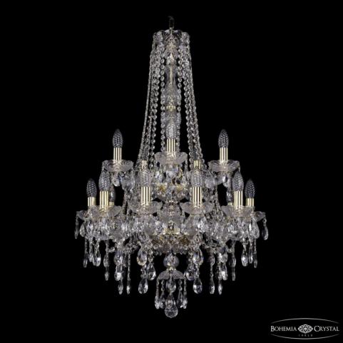 Люстра Bohemia Ivele Crystal  1415/10+5/200/h-92/2d G