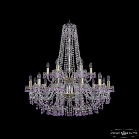 Люстра Bohemia Ivele Crystal  1410/12+6/300/h-95/2d G V7010