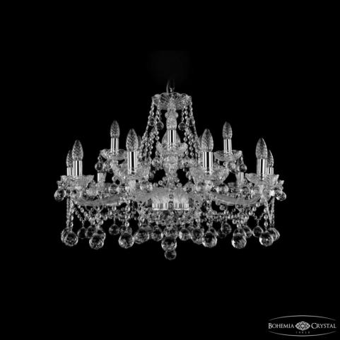 Люстра Bohemia Ivele Crystal  1413/10+5/300 Ni Balls