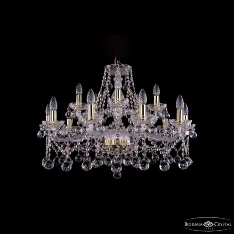 Люстра Bohemia Ivele Crystal 1413/10+5/300 G Balls