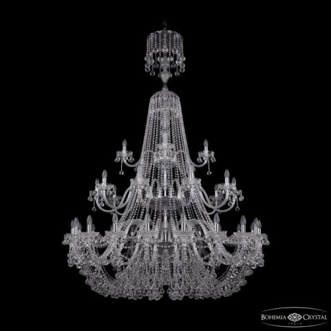 Люстра Bohemia Ivele Crystal 1409/20+10+5/530/XL-203/3d Ni