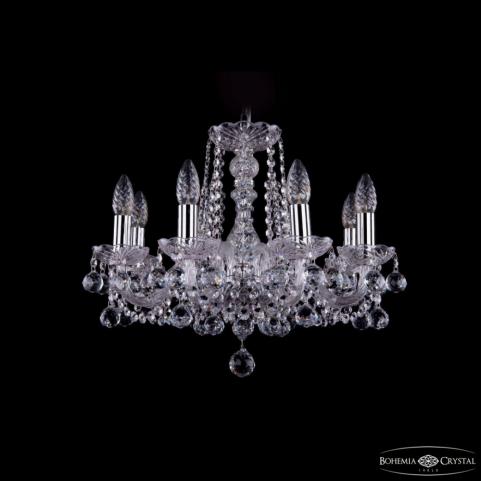 Люстра Bohemia Ivele Crystal 1402/8/160 Ni Balls