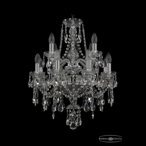Люстра Bohemia Ivele Crystal 1415/8+4/165/2d Ni
