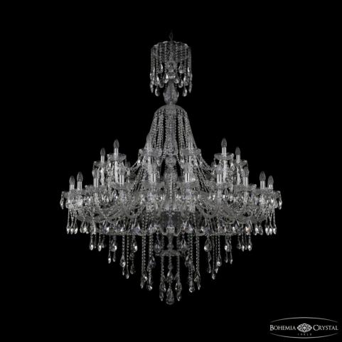 Люстра Bohemia Ivele Crystal 1415/24+12/530/XL-186 Ni