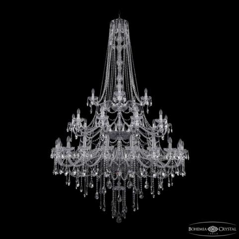 Люстра Bohemia Ivele Crystal 1415/20+10+5/530/h-231/3d Ni