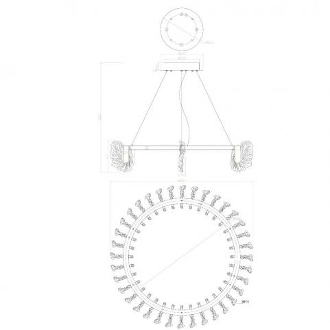 Подвесной светильник Divinare Anna 1138/01 LM-125