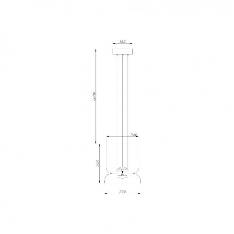 Подвесной светильник Divinare Opal 5247/33 SP-10
