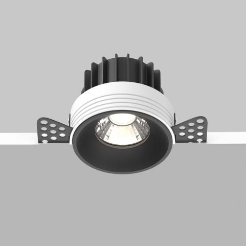 Точечный светильник Maytoni Technical Downlight 4000K Round DL058-12W4K-TRS-B