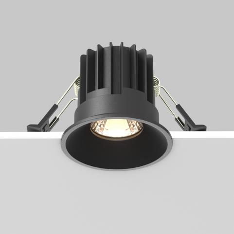 Точечный светильник Maytoni Technical Downlight 3000K Round DL058-7W3K-B