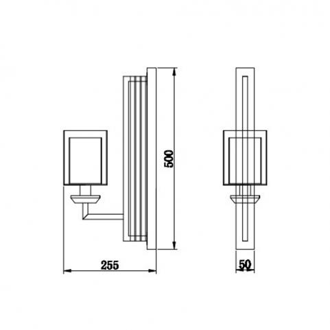 Бра Newport Alexandra 4401 L/A chrome new
