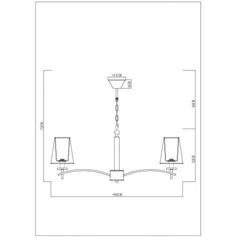 Светильник подвесной Arte Lamp Kensington A4098LM-8CC