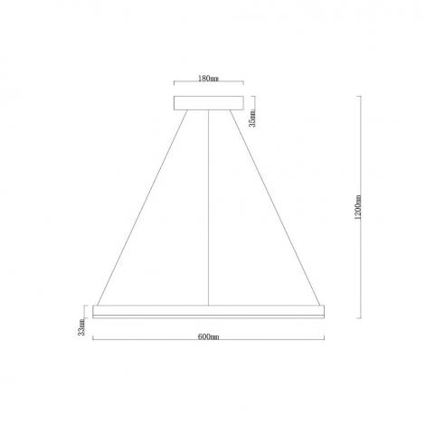 Светильник подвесной Arte Lamp Siren A2548SP-45GO