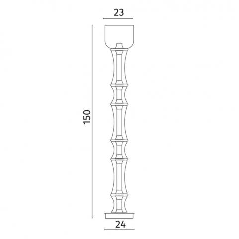 Торшер Divinare Volturn 1243/06 PN-45
