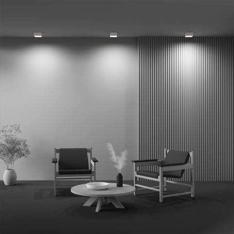 Потолочный светильник Maytoni Technical Ceiling 4000K Zon C032CL-12W4K-SQ-W