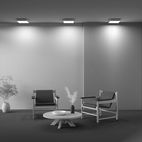 Потолочный светильник Maytoni Technical Ceiling 3000K Zon C032CL-36W3K-SQ-W
