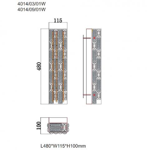 Бра Stilfort Gabbana 4014/03/01WL
