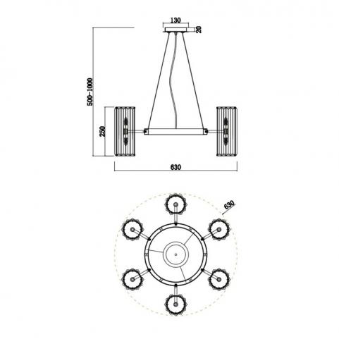 Подвесной светильник Stilfort Twin 2175/09/12P