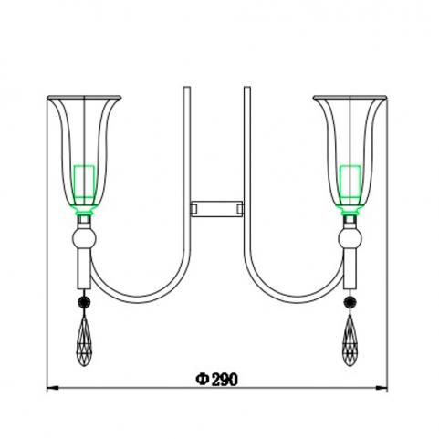 Бра Newport Sofia 4802/A