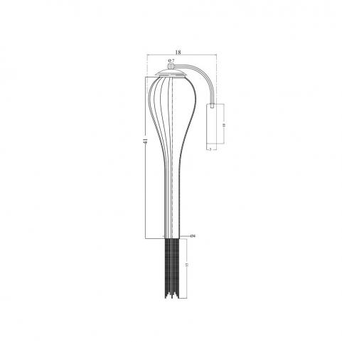 Бра Arte Lamp Waterfall A1577AP-1GO