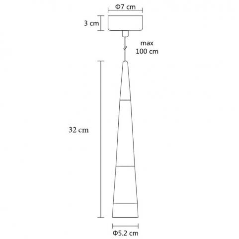 Светильник подвесной Arte Lamp Sabik A6576SP-1CC