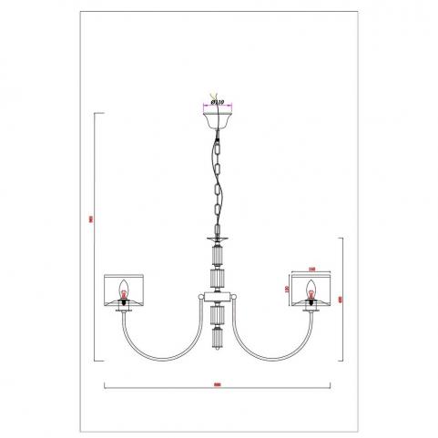 Светильник подвесной Arte Lamp Attore A4092LM-8CC