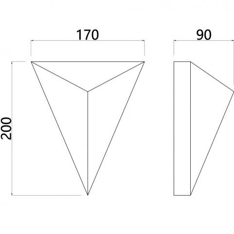 Бра Arte Lamp Trapeze A2033AP-1BK