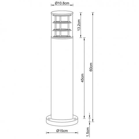 Уличный фонарь Arte Lamp Tokyo  A5316PA-1BK