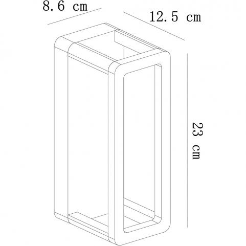 Настенный уличный светильник Arte Lamp Hassaleh  A3374AL-1BR