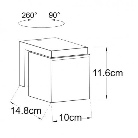 Настенный уличный светильник Arte Lamp Belgrade A5193AL-1BK