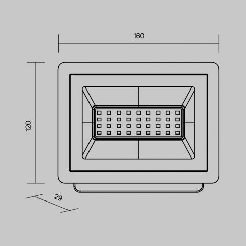 Прожектор Maytoni Flood FL001-L30B4K