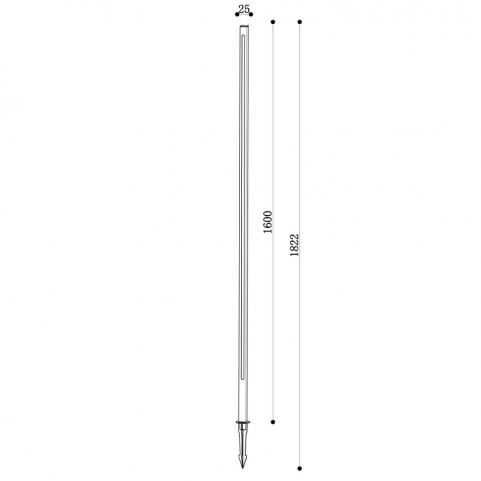 Уличный светильник Maytoni Pole O440FL-L24GF3K