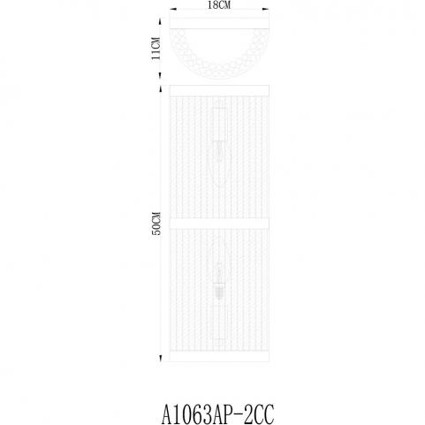 Бра Arte Lamp Albali A1063AP-2CC