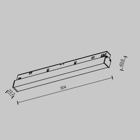 Трековый светильник Maytoni Technical Exility 2700K  Basis TR030-2-12W2.7K-B