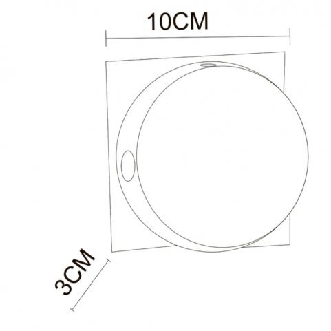 Бра Arte Lamp Tamburello  A1525AP-1WH