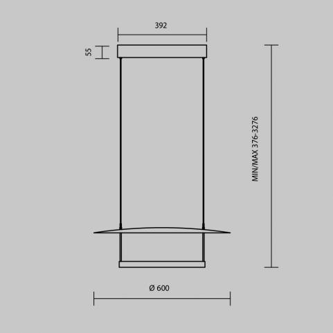 Подвесной светильник Maytoni  Ambience MOD280PL-L30B3K1