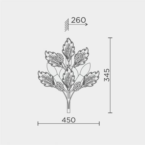 Бра Modelux  ML.6869.450 CR
