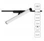 Магнитный трековый светильник Arte Lamp Rapid 3000К A1165PL-1BK
