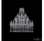 Люстра Bohemia Ivele Crystal  1413/20+10+5/360/3d Ni