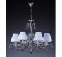 Люстра Art Glass CHANTAL VIII. NICKEL CE - 8006