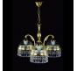 Люстра Art Glass CASSANDRA III. BRASS ANTIQUE CE