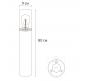 Уличный светильник Arte Lamp Wazn A6218PA-1BK
