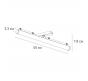 Магнитный трековый светильник Arte Lamp Rapid 3000К A1165PL-1BK