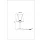 Настольный светильник Arte Lamp Kensington A4098LT-1CC